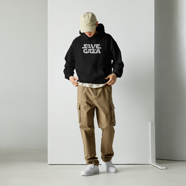 Save Gaza Bulky Hoodie