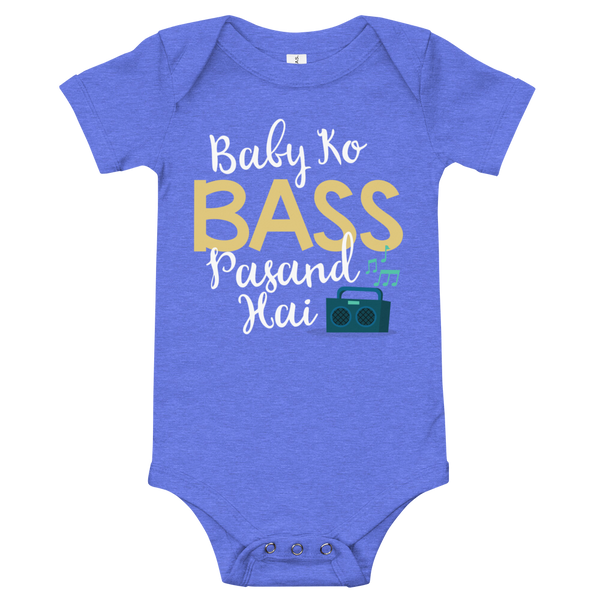 Baby Ko Bass Pasand Hai Onesie