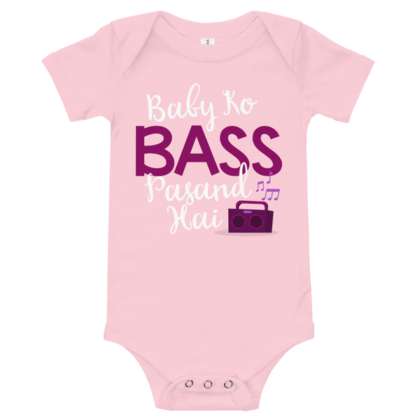Baby Ko Bass Pasand Hai Onesie