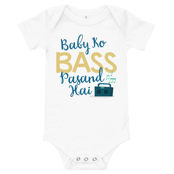 Baby Ko Bass Pasand Hai Onesie