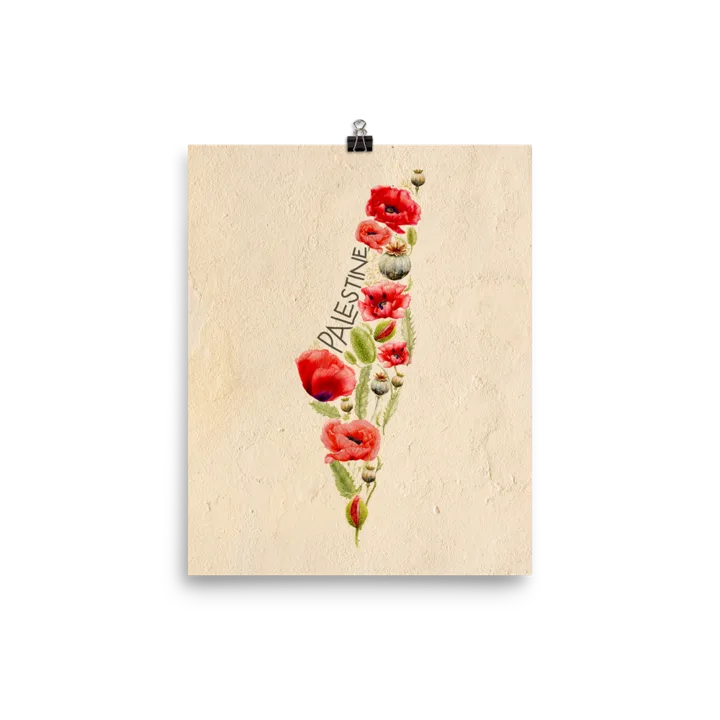 National Flowers Poster (Palestine)