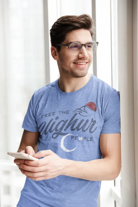 The Uighur Tee, worn