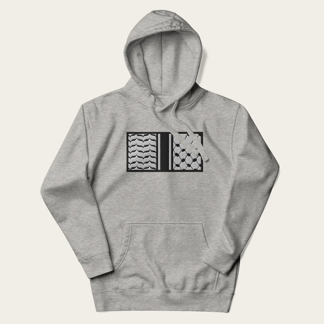 Kuffiyeh Embroidered Hoodie