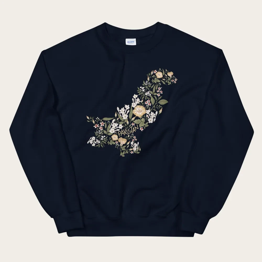 Pakistan National Flowers Sweatshirt